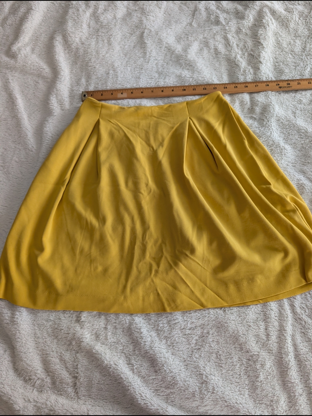 Banana Republic Yellow Circle Skirt